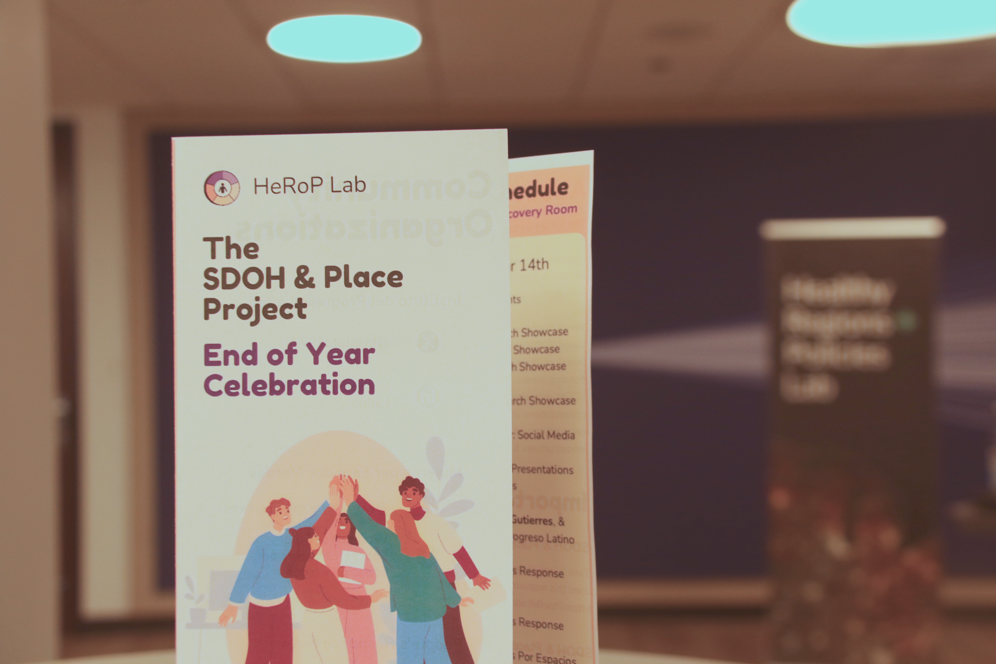 End of Year Celebration pamphlet